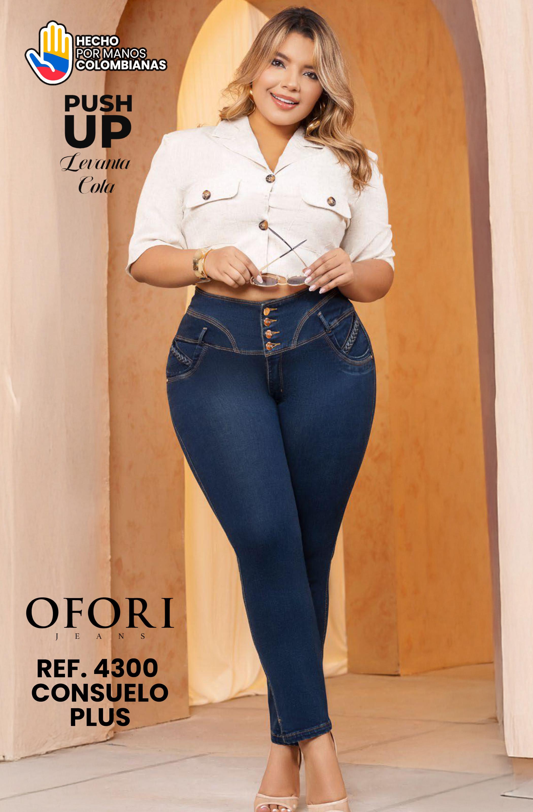 Jean con Bolsillos Push Up Colombiano
