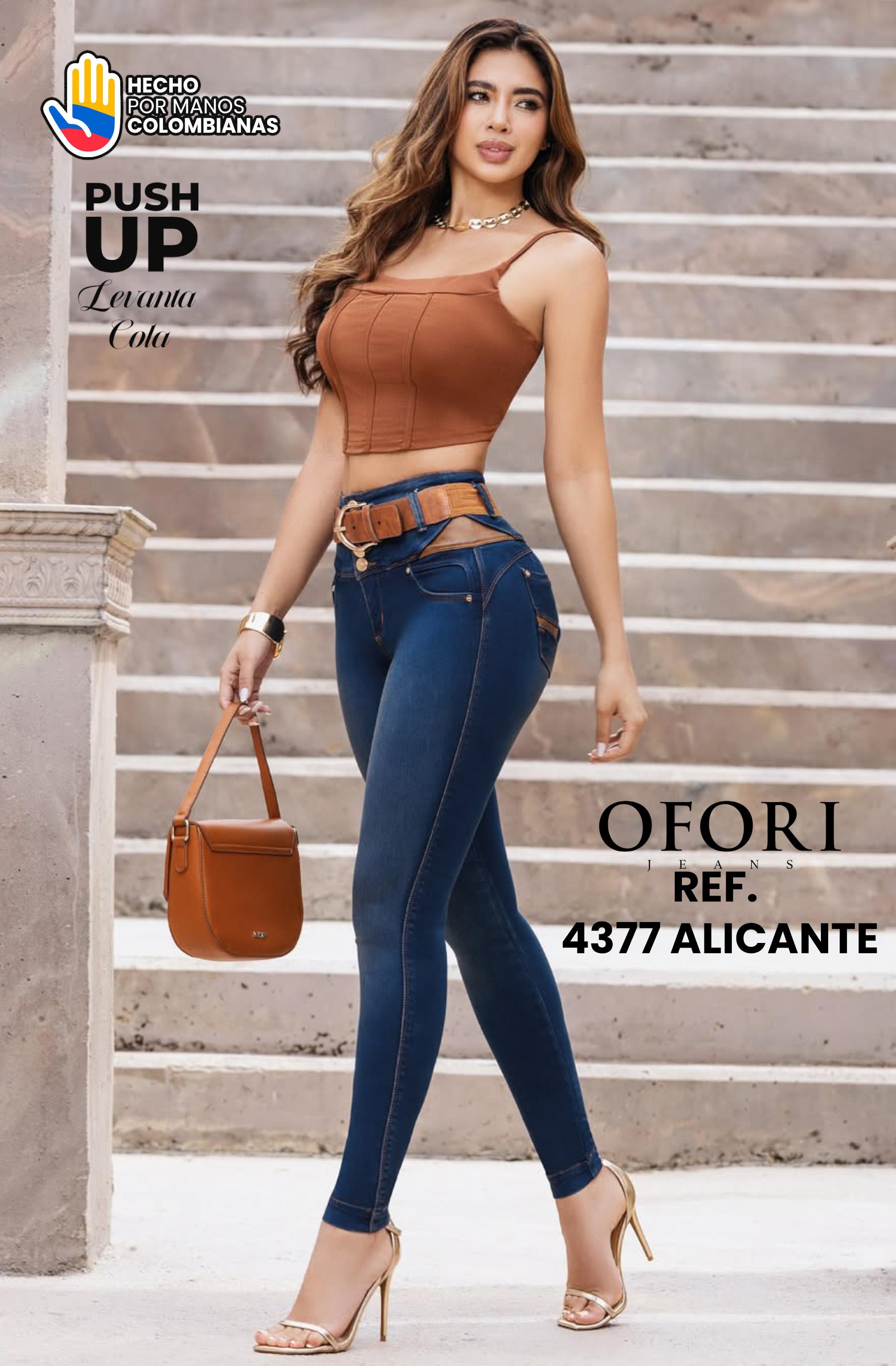 Jean Colombiano con Bolsillos Push Up