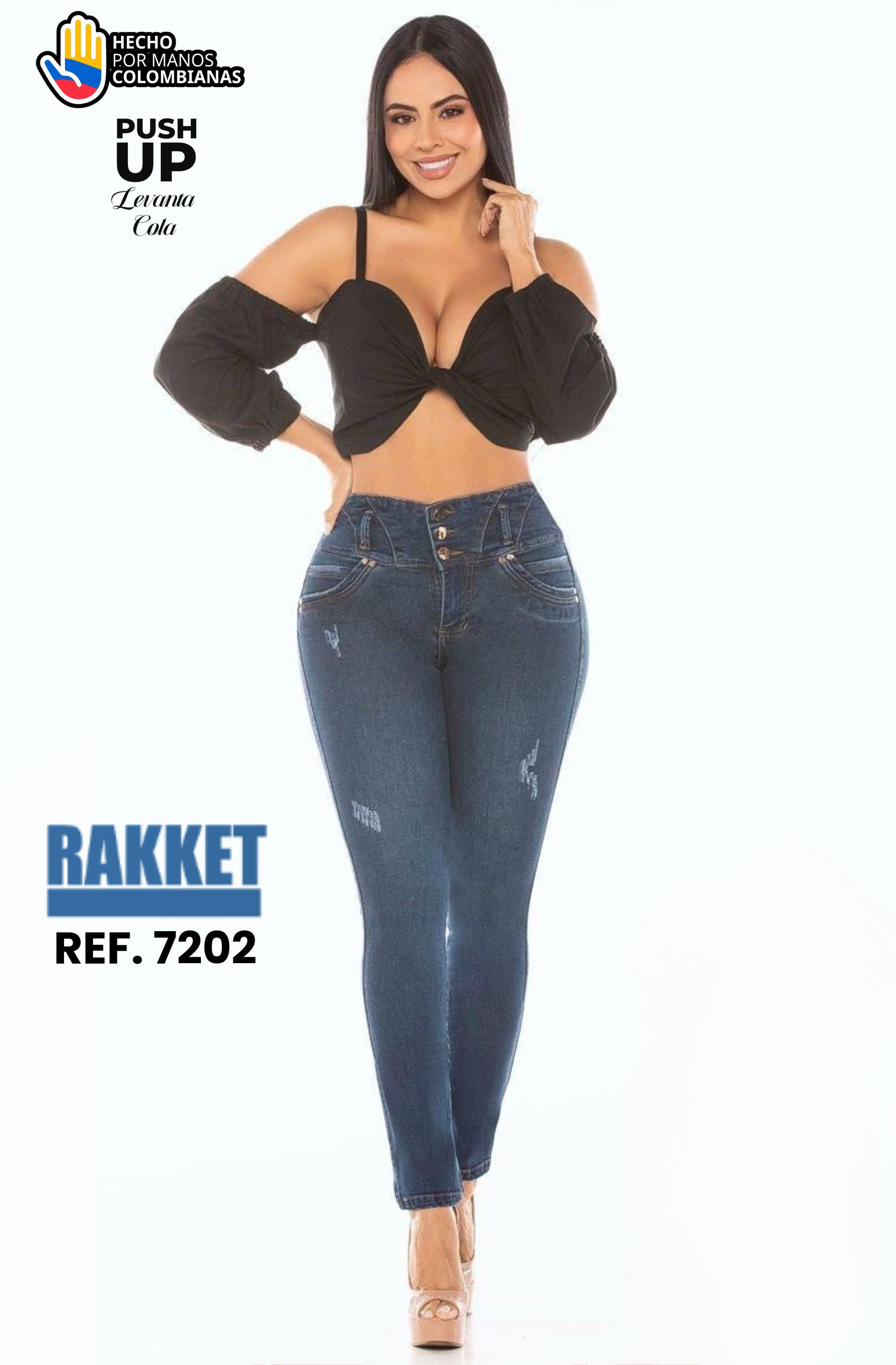 Jean Push Up sin Bolsillos
